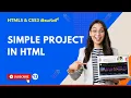 HTML5 CSS3 Course 4K - 13 HTML Project for Practice Get a job by learning in