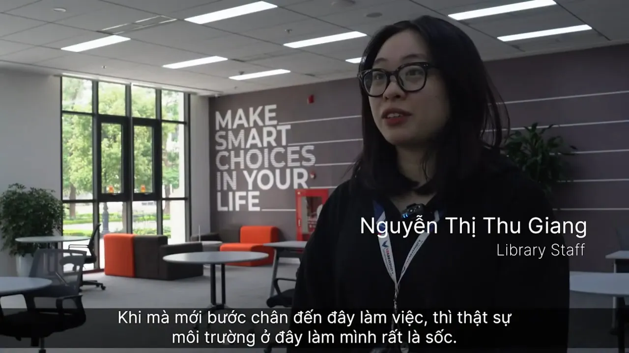 Outline Video Giải pháp Thư viện thông minh tại VinUni | Sao Mai Education Group