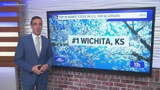 Worst cities for allergies