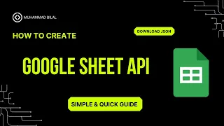 How to Create a Google Sheets API Key Step-by-Step Guide
