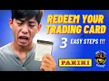 How to Redeem a Panini Redemption Trading Card in 3 easy steps