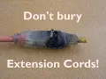 Bury Extension Cords