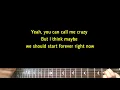 Dan + Shay  - We Should Get Married | Karaoke Guitar Instrumental