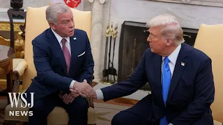 Watch: Jordan's King Tells Trump He'll Take in 2,000 Children From Gaza | WSJ News