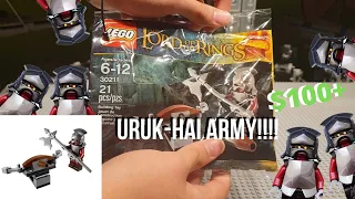EXCLUSIVE LOOK at Blaine's Worlds Massive Lord of The Rings Army! 700+ LEGO Minifigures!. 