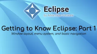 Getting to Know Eclipse Part 1