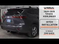 2020-2025 Toyota Highlander U-Haul Trailer Hitch Installation CMF13453