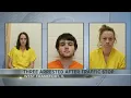 Three people arrested after traffic stop in West Frankfort Illinois