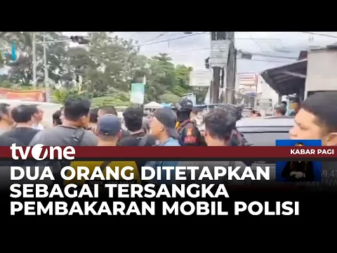 Polisi Tetapkan Dua Tersangka Kasus Pembakaran Mobil Polisi di Depok