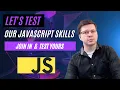 Linkedin Javascript Test - Let s Test our Javascript Skills