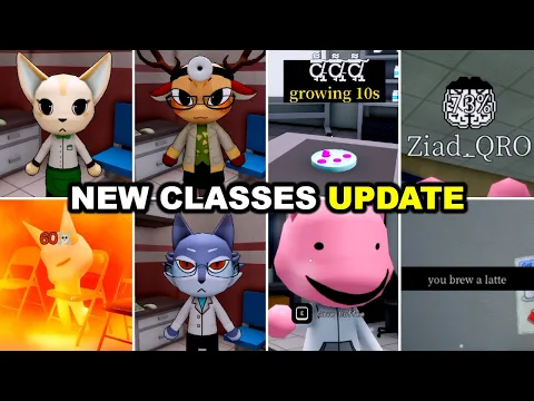 Animal Hospital - New Scientist and Barista Class Update + New Skins + 2x Coins Event [ROBLOX]