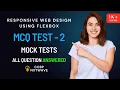MCQ TEST 2 MOCK TEST Web Design using Flexbox CCBP NxtWave