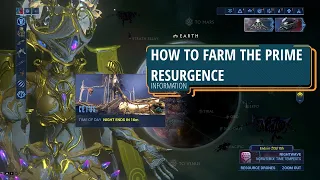 HOW TO FARM THE PRIME RESURGENCE IN WARFRAME
