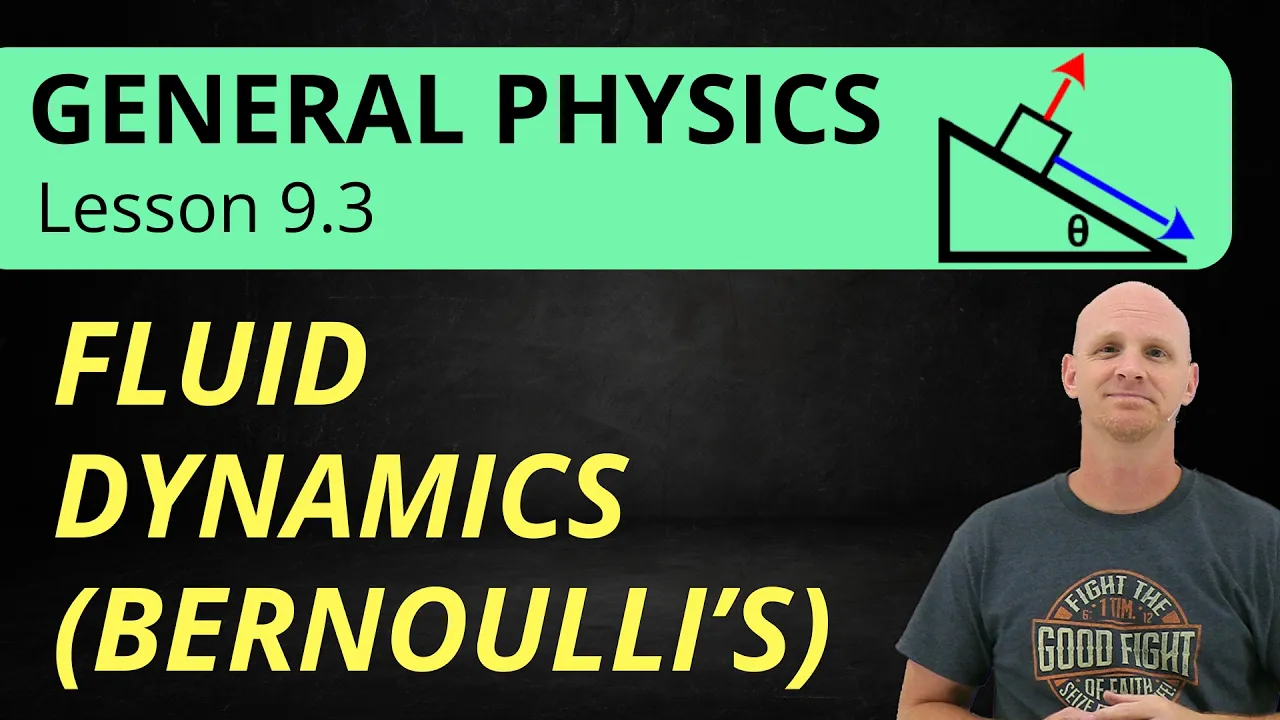 9.3 Fluid Dynamics (including Equation of Continuity and Bernoulli's Equation) | General Physics
