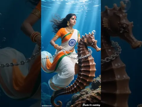 India ๐ฎ๐ณ vs Pakistan ๐ต๐ฐ girls hunt seahorses ๐ด and need votes ๐ฅ#ai #shorts #indiavspakistan