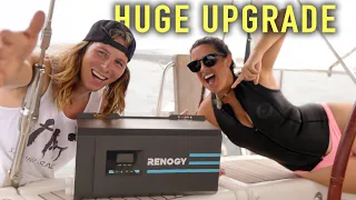 We’re going LITHIUM!!! Huge Renogy Battery Upgrade | Sailing Sunday | Ep.167