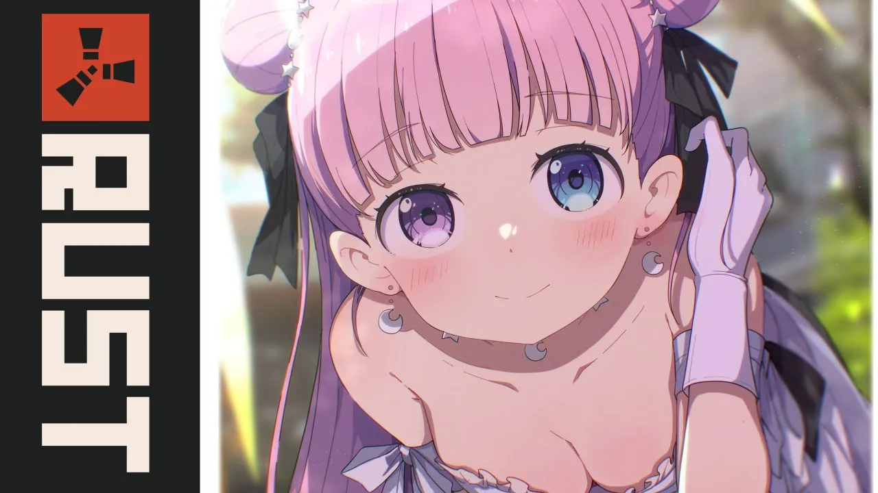 【 Rust 】初心者２日目なのら? #ホロ鯖RUST【姫森ルーナ/ホロライブ】