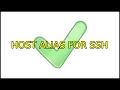 Ubuntu Host alias for ssh