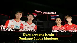 Download Thomas Cup 2022| Kevin Sanjaya vs Maulana | Indonesia vs Thailand #thomascup MP3