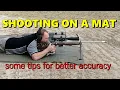 Tips on precision shooting with a mat