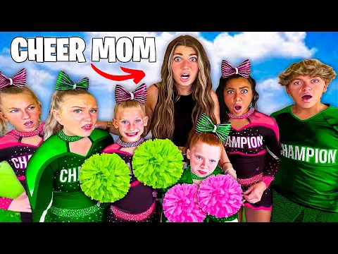Download MP3 i BECAME a CHEER MOM to my SiX SiBLiNGS for 24 HRS! *emotional*