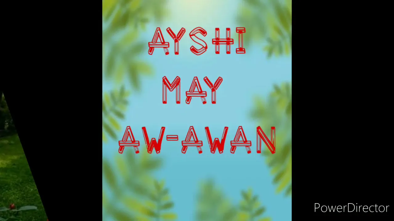 Ayshi may aw-awan          Oway Adivay