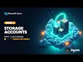 Azure storage account part 1 create container store blobs