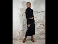 Download Lagu Evy knitted skirt black, Evy oversized turtleneck black, combination set possible!