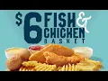 6 Fish and Chicken Baskets