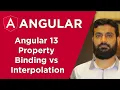 Angular 13 Property Binding vs Interpolation in Urdu Angular Complete Course in Urdu Hindi