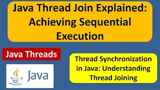 Java Thread Join Explained Achieving Sequential Execution Thread join ms Java Threads