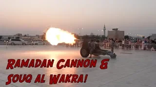 Ramadan Cannon Firing at Souq al Wakra Qatar