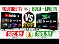 Hulu Live TV vs YouTube TV Which is Best Streaming Service 2026