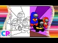 Avengers Among Us Coloring Pages on IPad coloringpagestv Jim Yosef - Link NCS Release