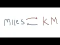 Convert miles to kilometre and vice versa -