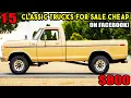 Craigslist Deals 15 Classic Trucks Under Budget