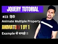 Animate multiple properties one by one or queued in jquery with example Part - 23