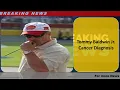 Tommy Baldwin Jr Cancer Diagnosis
