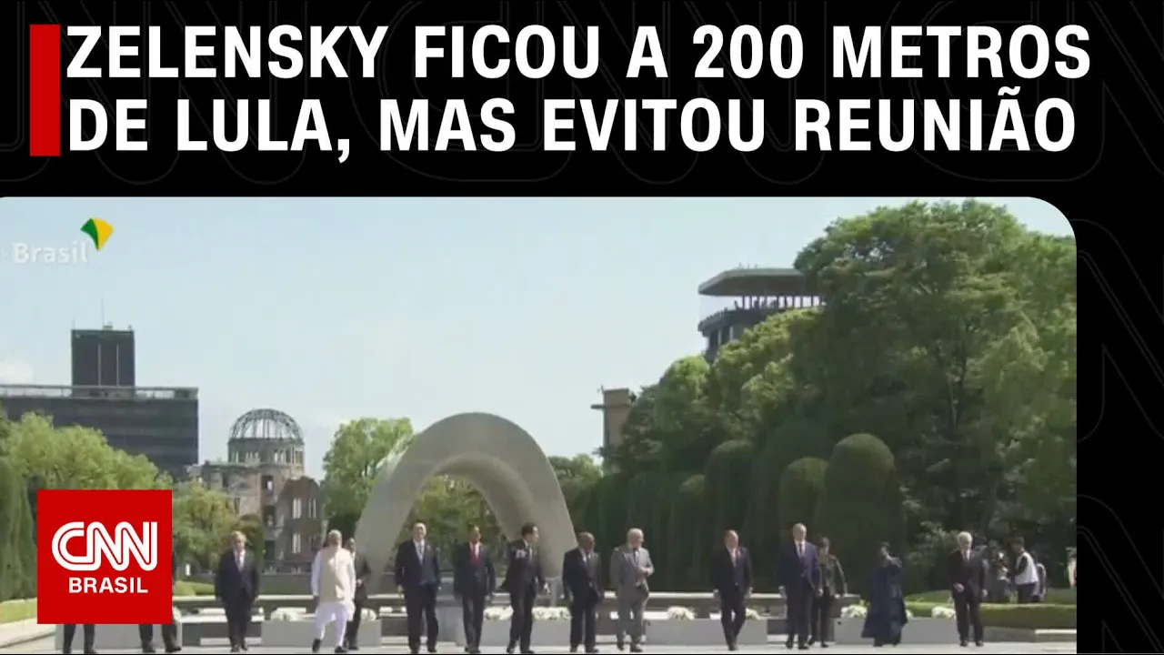 Zelensky ficou a 200 metros de Lula, mas evitou reunião | CNN 360º