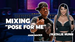 how i mixed pose for me by john mackk feat natalie nun pro vocal fx u0026 mixing tips