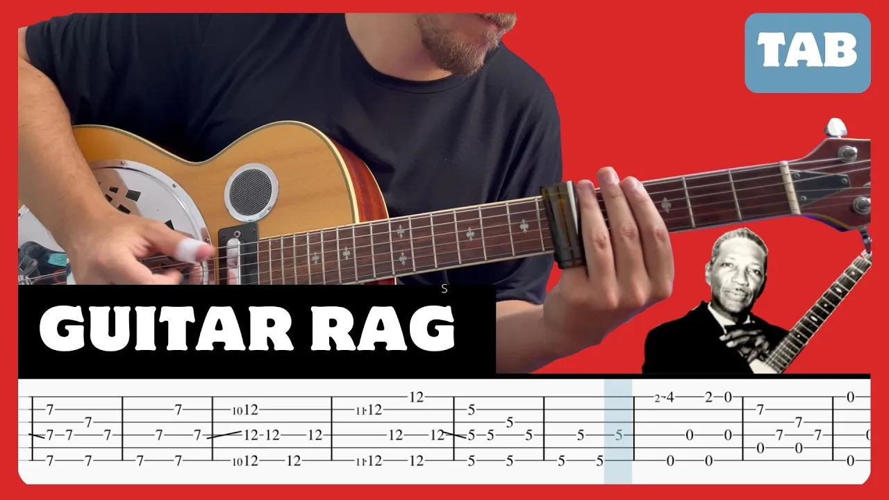 Sylvester Weaver - Guitar Rag - Slide Guitar Tab | Lesson | Cover | Tutorial Sylvester Weaver - Guitar Rag - Slide Guitar Tab | Lesson | Cover | Tutorial