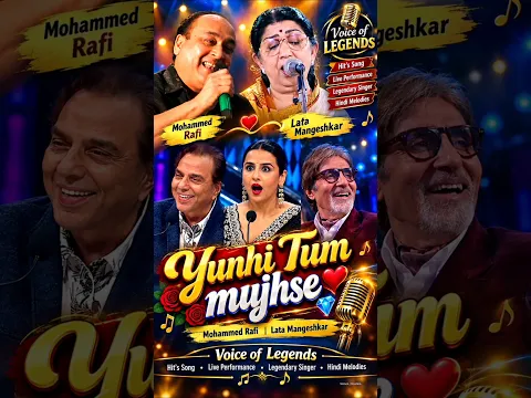 Yunhi tum mujhse 🔥🎙️💎 Lata mangeshkar & Mohammad rafi Live Performance Hit's Song #bollywood #hit