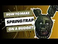 How To Make A Springtrap Cosplay Head from Five Nights at Freddy s 3