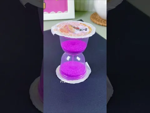 I Made an Hourglass Using Jelly Cups! ⏳🤯