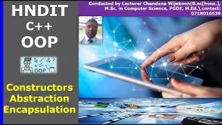 HNDIT Object Oriented Design and Analysis OODA Constructor Data Abstraction Encapsulation C