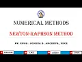 Numerical Methods Newton-Raphson Method With Calculator Technique