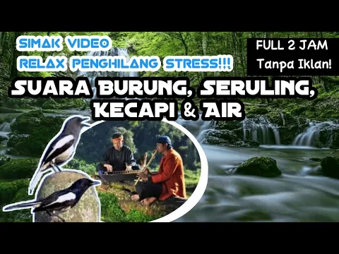 Download MP3 Terapi Relaksasi suara burung disertai gemericik air dan seruling sunda #TerapiSuaraAir #suaraBurung