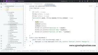 Core Java OOPS Part - 05 Constructor in Java Parametrized Constructor this Keyword