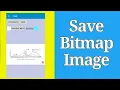 Save a Bitmap image to Device