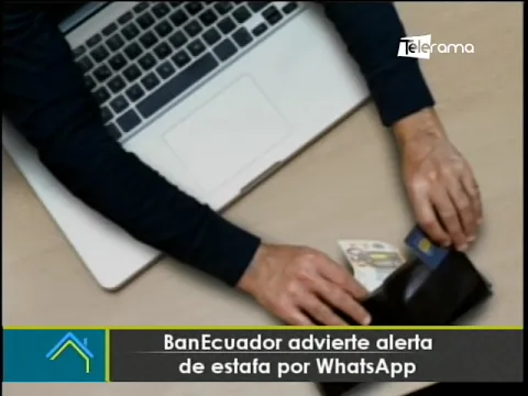 BanEcuador advierte alerta de estafa por WhatsApp